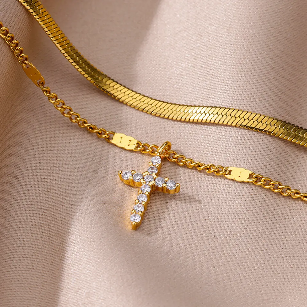 Zircon Anklet Stainless Steel Summer Beach