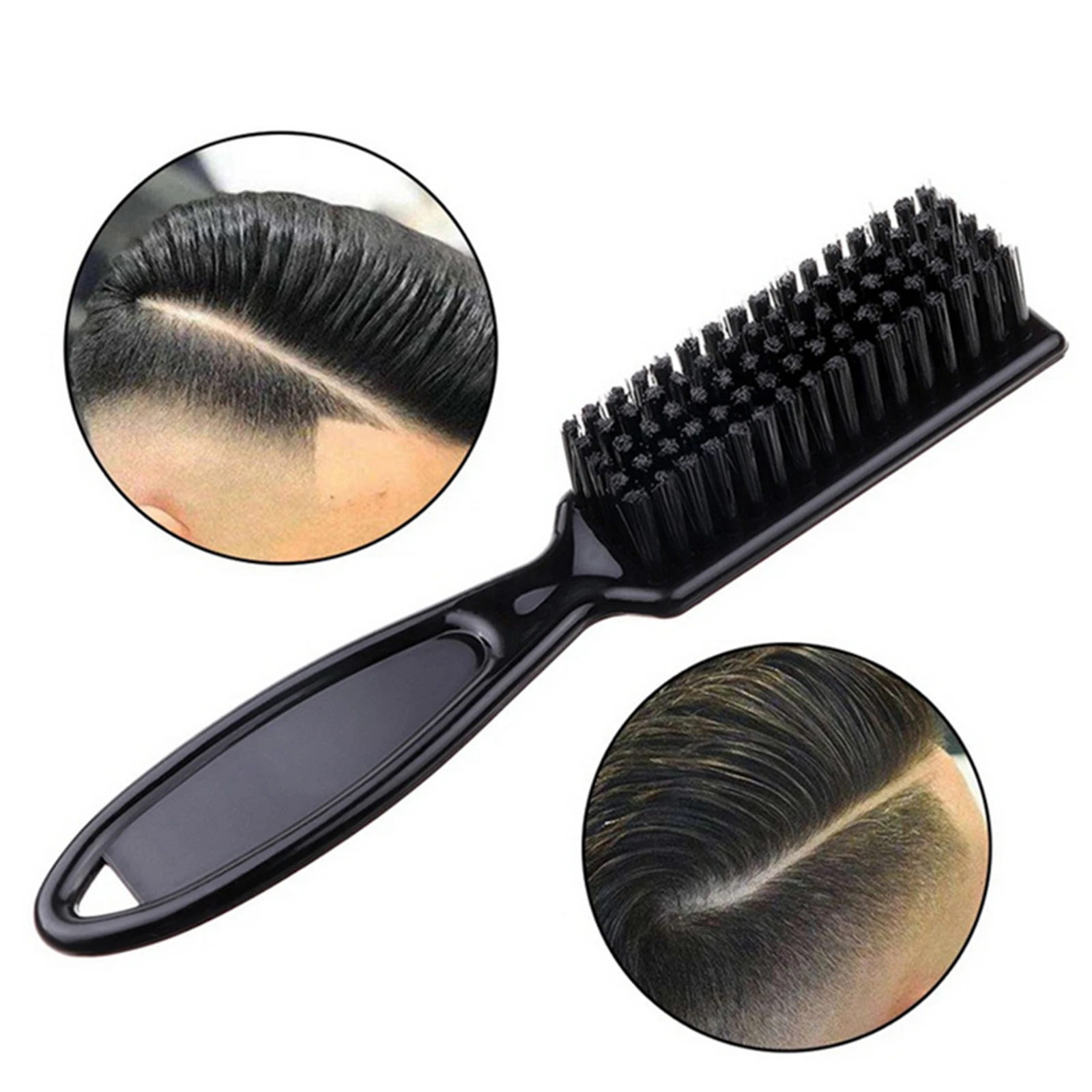 Bristle Wave Hair Beard Brush Hair Comb Wooden Handle Large Curved Comb