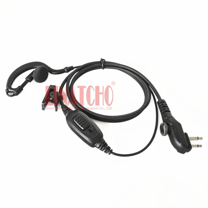 PD500 PD560 TD500 TD510 TD520 Two Way Radio Walkie Talkie PTT Mic Hook Earphone