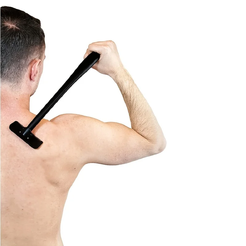 Mens Manual Back Shaver Single-Blade Head