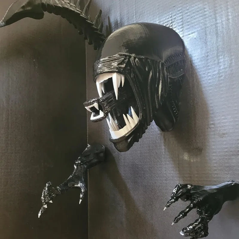 Wall Hanging Ornaments Giant Xenomorph Head Xenomoprh Wall Art Alien Xenomoprh -Xenomorph Mask Facehugger Mask Towel Rack Hooks 5 Wall Hanging Ornaments Giant Xenomorph Head Xenomoprh Wall Art Alien Xenomoprh -Xenomorph Mask Facehugger Mask Towel Rack Hooks 5