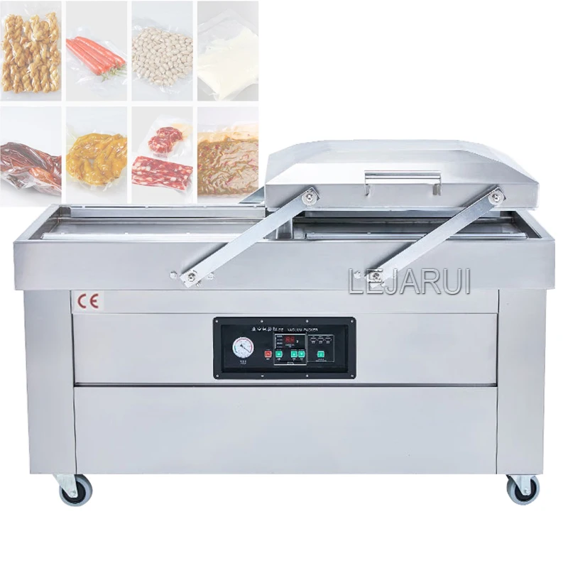 

LEJARUI Double Chamber Automatic Vacuum Machine Nut/Fruit/Meat Packaging Machine Vacuum Sealing Sealer