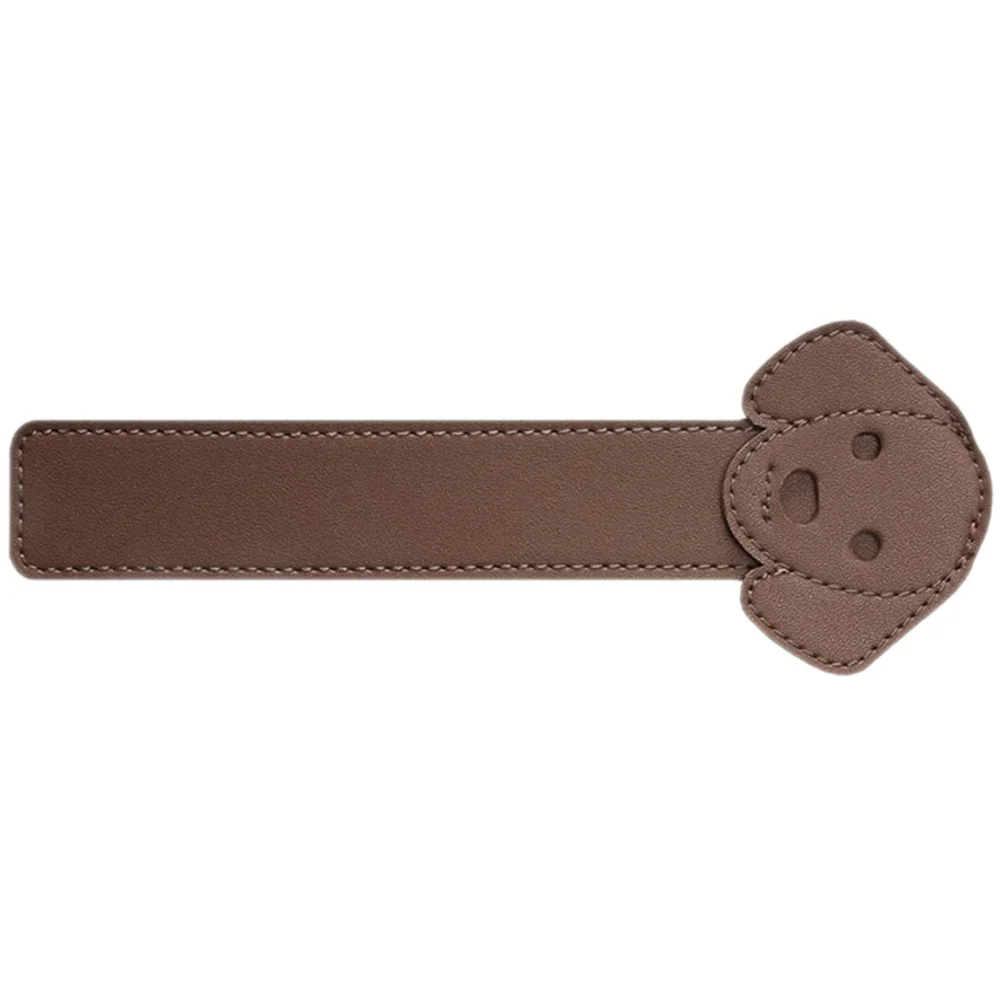 Dog Themed Bookmark PU Animal Page Marker for Books Smooth Edge Reader Gift for Women Men Children Holiday Present