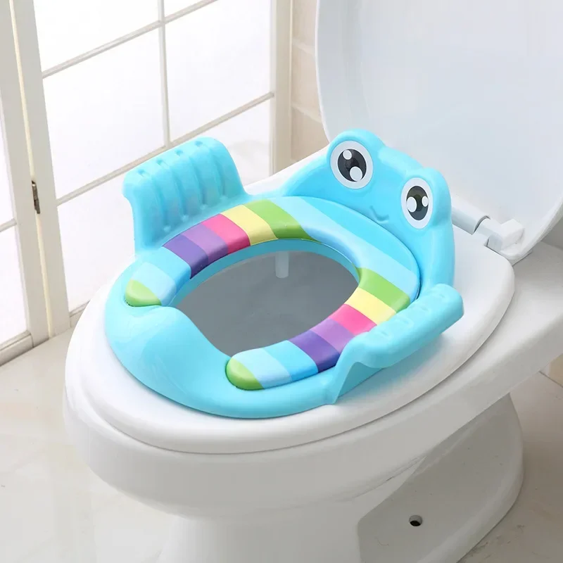 Baby Toilet Potty Seat Children Potty Safe Seat with Armrest for Girls Boy Toilet Training Outdoor Travel Infant Potty Cushion 5