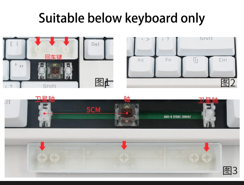 cor, ABS, rosa, branco, 61, 87, 104 Pcs, cereja MX Keycap, DIY