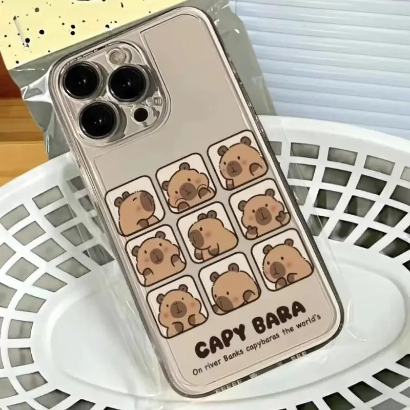 Adorable Capybara Soft TPU Phone Case Cover