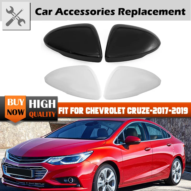 

Крышка корпуса зеркала заднего вида, крыло, боковые зеркала, чехол, подходит для Chevrolet Cruze 2017 2018 2019 Clip-On