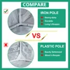 BEYLSION Mental Fabric Plant Grow Box Tent 600D Growing Tent Dark Room +Watch Window For Green House Plants Flower Hydroponic 6