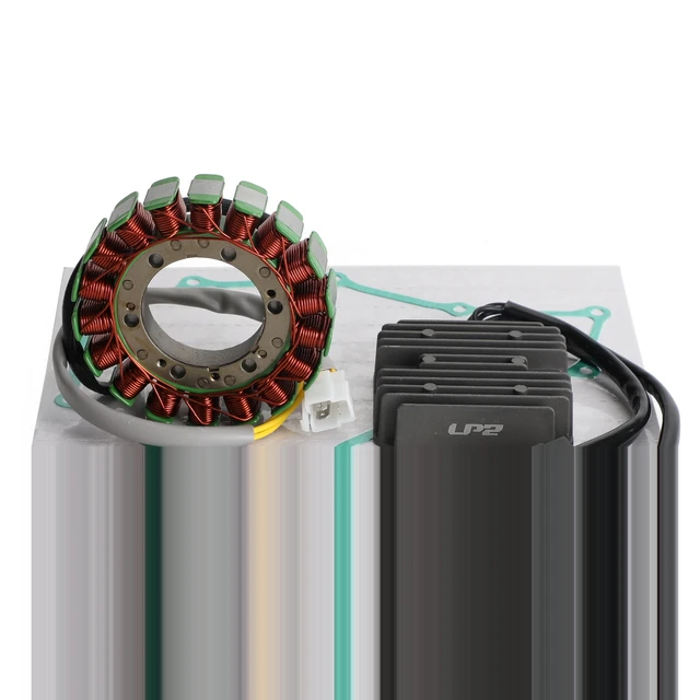 Kit Statore + Regolatore + Guarnizione Per Honda Shadow VT600C, Steed NV400 E Modelli Compatibili - Foto 11