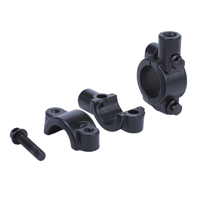 나사 오토바이 미러 브래킷 어댑터, 핸들바 브래킷 클립, 10mm, 8mm, 6mm, 2 개