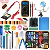 Red Soldering Iron Kit Adjustable Temperature 110V 220V 80W Soldering Iron Kit With ESD Heat Insulation Working Mat Welding Tool 1
