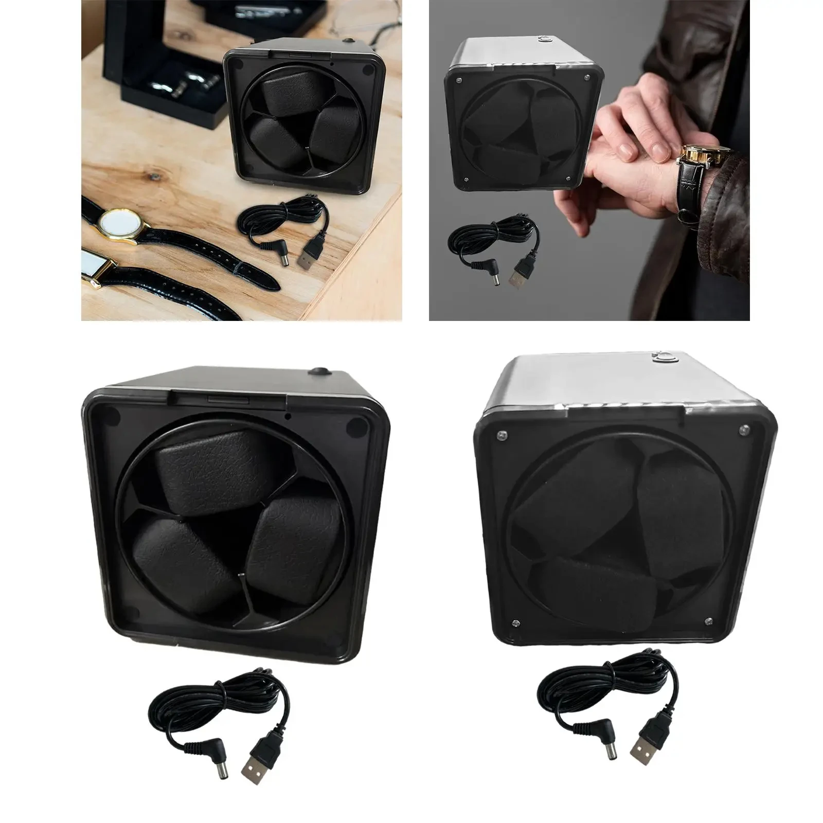 Vertical Winder Watch Box Automatic Rotator Silent Watch Winders Motor Men Mechanical Watches Display Organizer Boxes Accessory watch winder