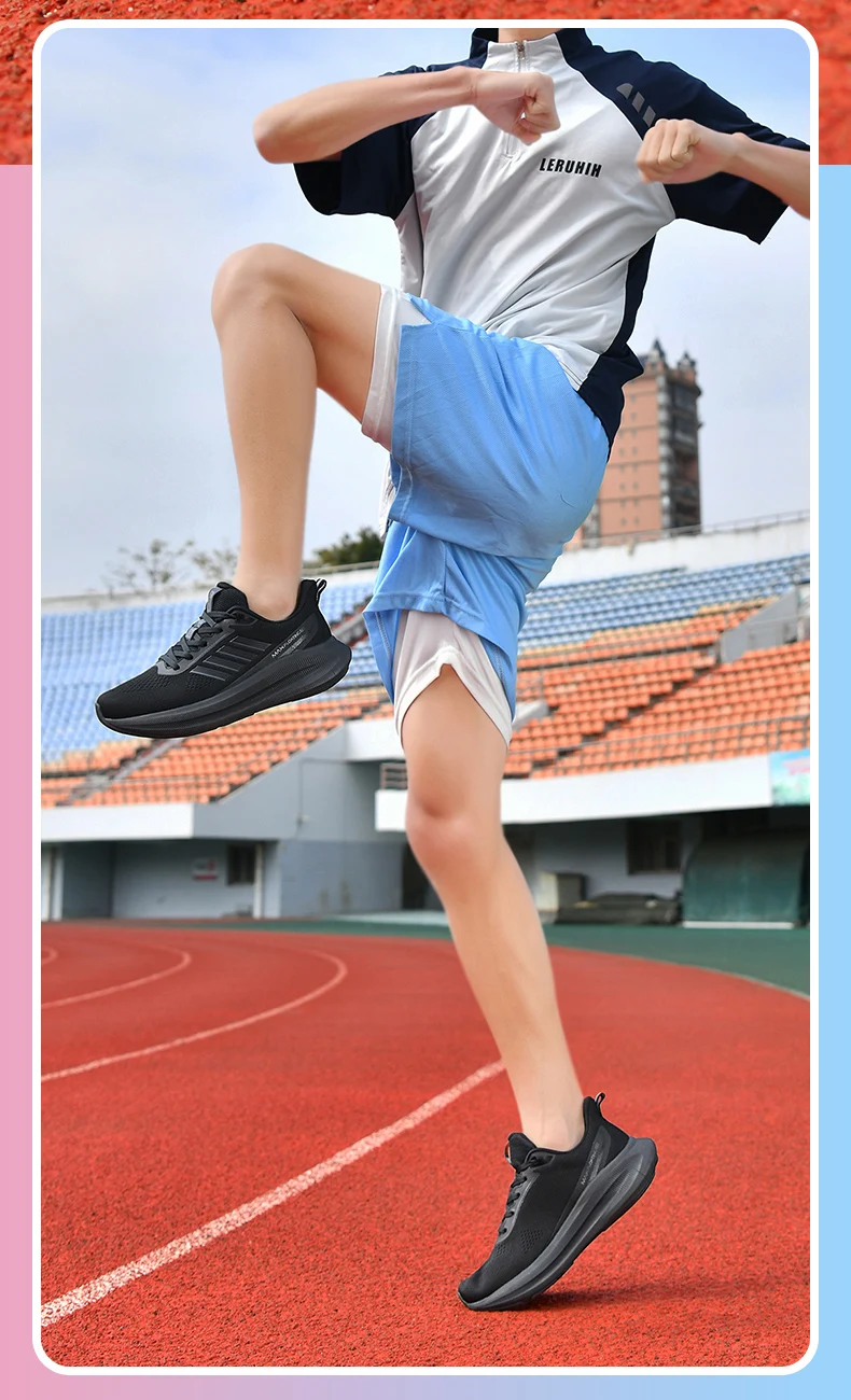 Model wearing modern men casual shoes for a professional look