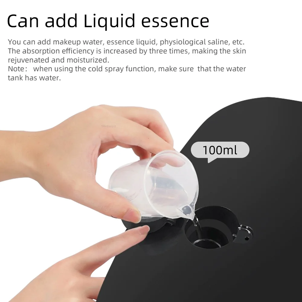 8 Color LED Light PDT Facial Steamer for Home Use SPA Use Cold and Hot Nano Spray Skin Rejuvenation Skin Care UV Facial Device led facial mask facial machine