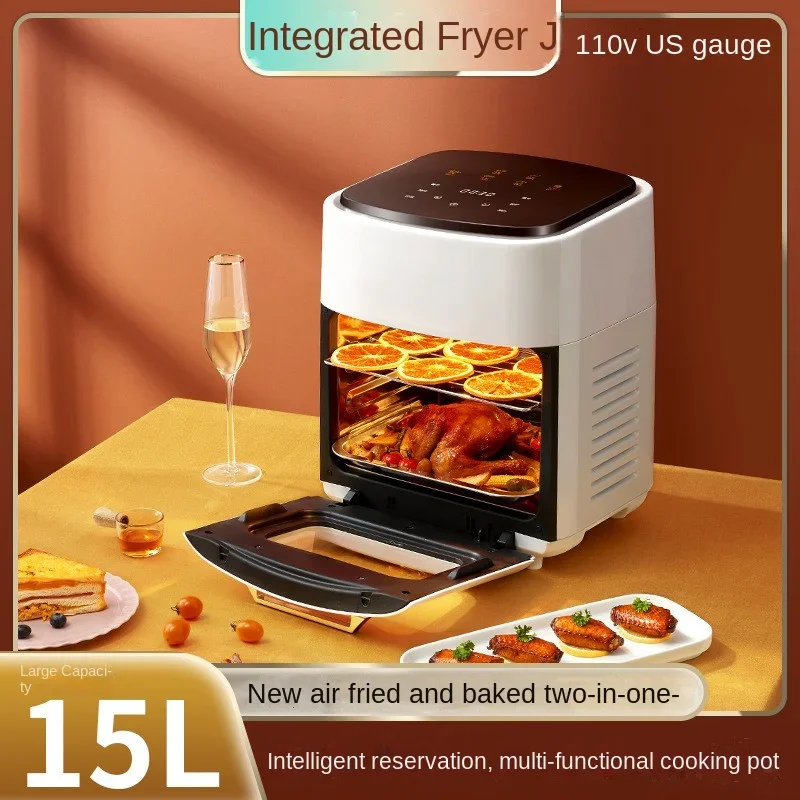 110V export small household appliances, large capacity oil-free electric oven, integrated visual coodie bear electric oven 110v large capacity oil free electric oven integrated visual transparent intelligent air fry