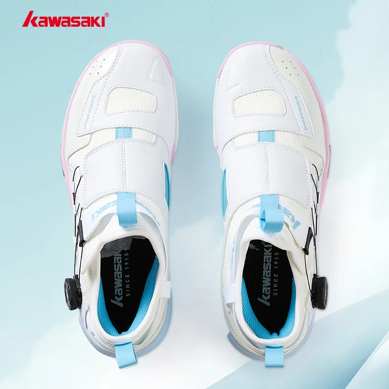 Kawasaki King Series 2.0 Professional Badminton Shoes For Men Women Anti-Twist Sports Original Men's Tennis Shoes Sneakers A3311