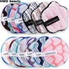 2pcs/set Reusable Makeup Remover Face Cleansing Towel Microfiber Facial Cleansing Makeup Sponge Double Layer Cleaning Wipe Tools