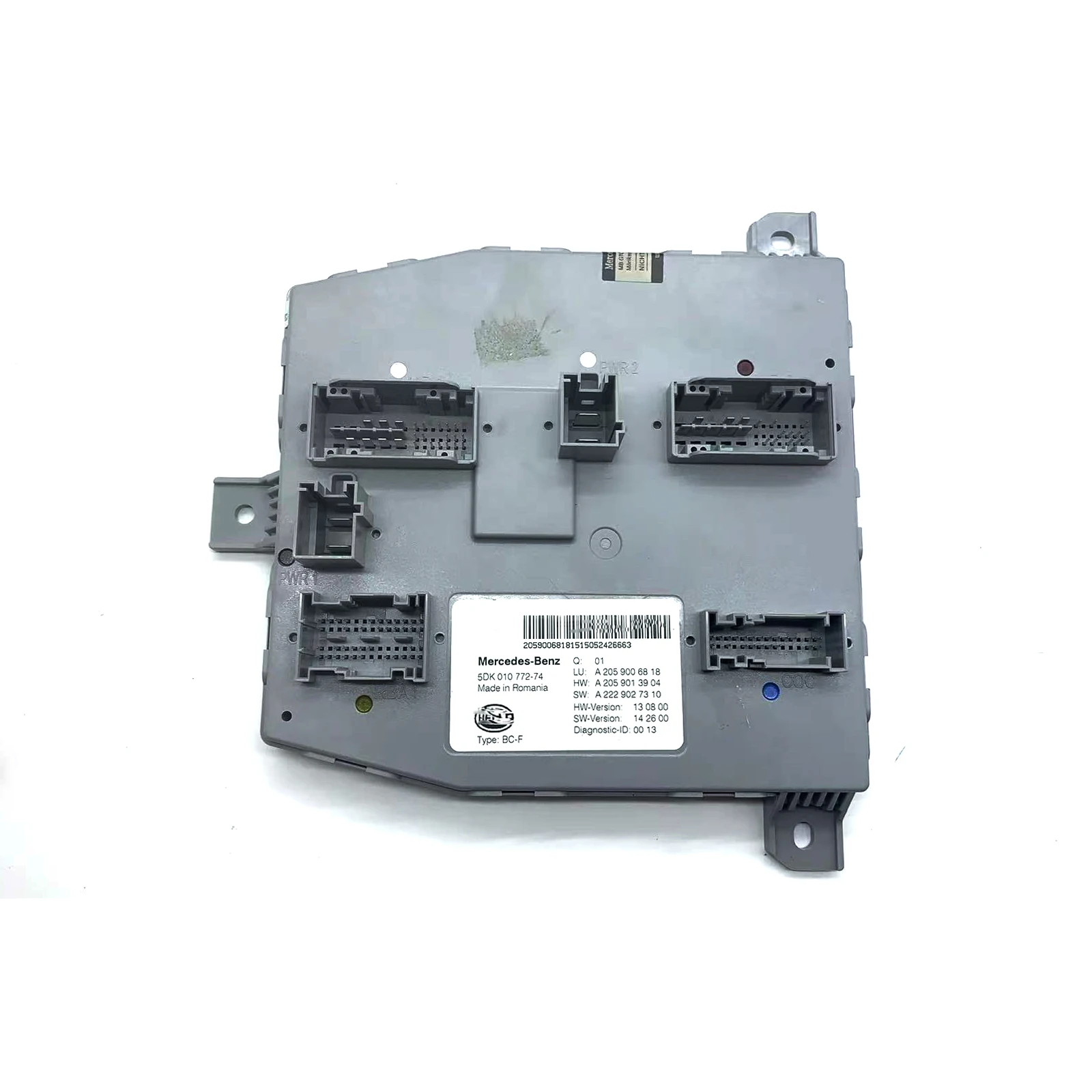 A2059006818 MERCEDES-BENZ C 전면 컴포트 온보드 ECU 제어 장치 W205 A2059006818 2015