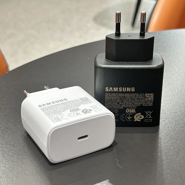 For Samsung 45W Super Fast Charger EU Adapter 1.8M 5A Type C Cable Galaxy S25 S24 S23 Ultra Plus FE Edge Fold FLip 6 5 A55 A36 1