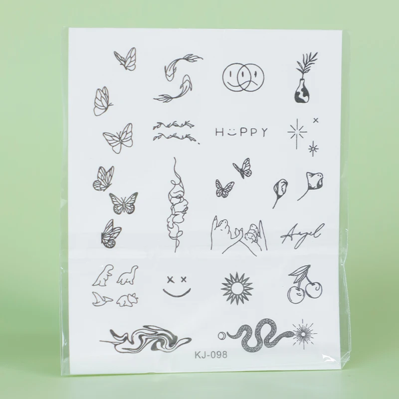 Small Pattern Waterproof Temporary Tattoo Stickers 1Pc