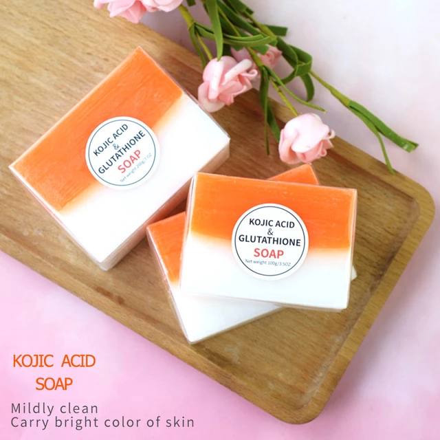 Kojie San Whitening Soap Kojic Acid Glycerin Handmade Soap Skin Lightening  Soap Bleaching Deep Cleaning Brighten Skin - AliExpress