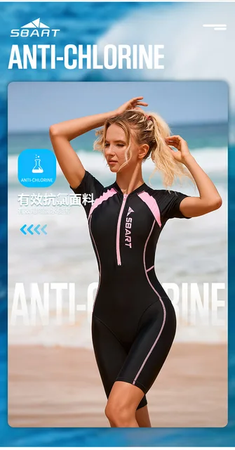 SBART Wetsuit Women Surf Scuba Diving Suit Equipment Fishing