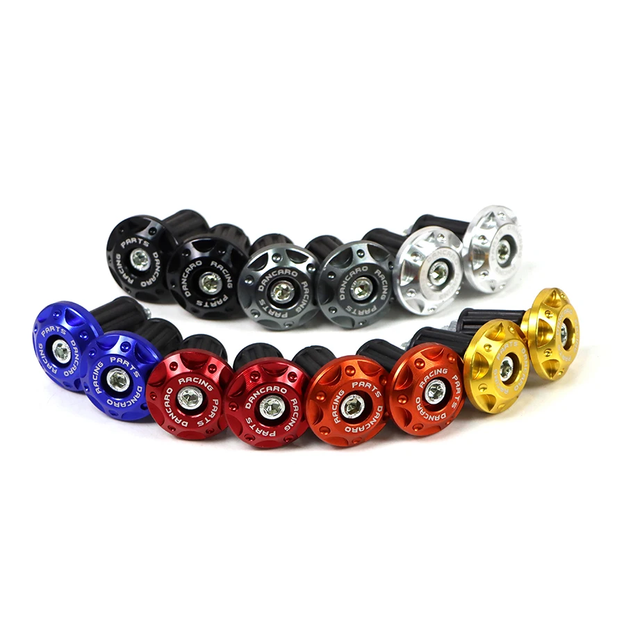 Motorcycle Handlebar Plugs 8 Color Motorcycle Handle Bar Ends Plug Grips Handlebar Plug Caps Slider for Honda Yamaha KTM Dirt Bike Accessories