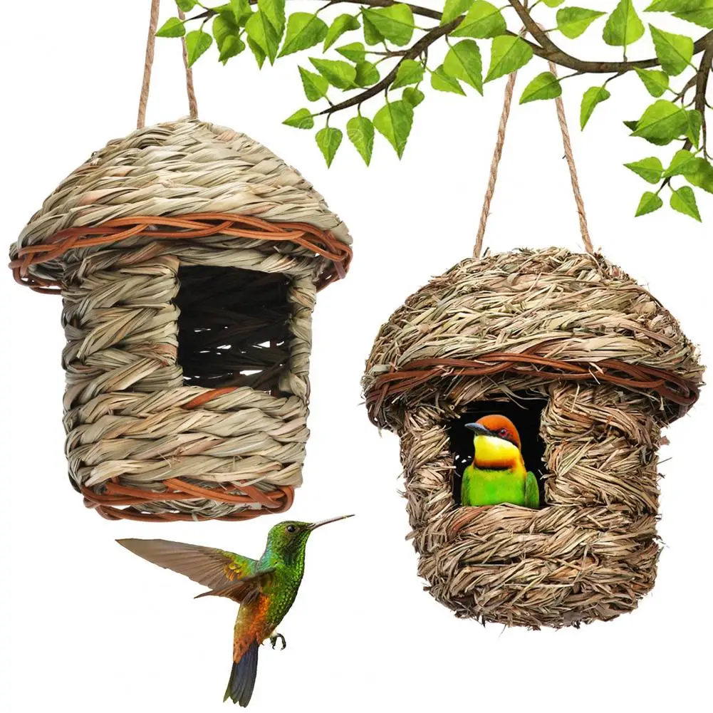 Bird House Creative Breathable Parrot Hanging House Outside Supplies