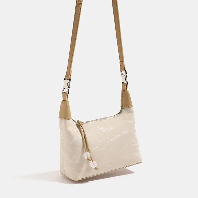 JIAERDI Chinese Style Y2k Hand Bag Women Vintage Pu Leather Handle Hobos Bags Purse Female Retro Elegant Messenger Bag Aesthetic