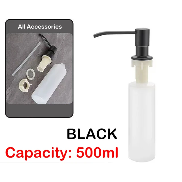 เครื่องจ่ายสบู่อ่างล้างจานในตัวเครื่องจ่ายสบู่อ่างล้างจานในตัวชุดหลอดขยายติดตั้งง่ายขวดสบู่ 3 เครื่องจ่ายสบู่อ่างล้างจานในตัวเครื่องจ่ายสบู่อ่างล้างจานในตัวชุดหลอดขยายติดตั้งง่ายขวดสบู่ 3