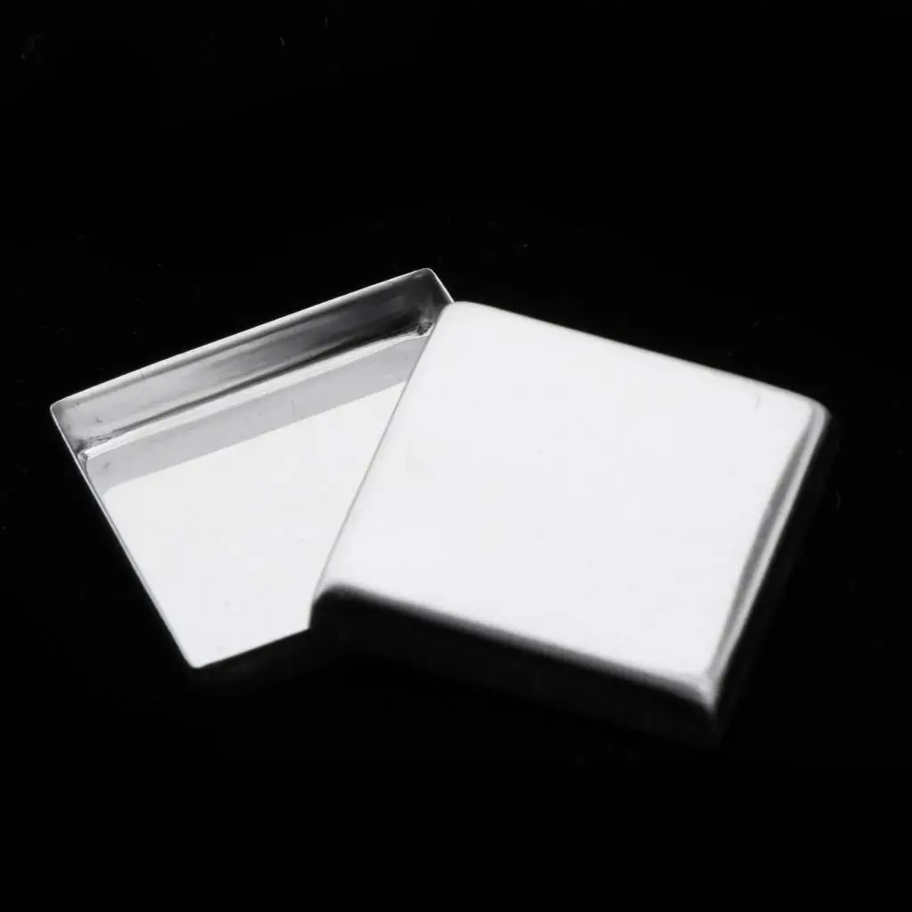 Palette Deep Square Empty Metal Pans with Stick Quantity of 100 (26mm Diameter)