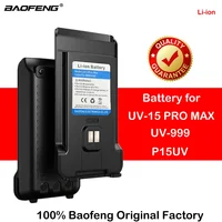 2023 BAOFENG UV-15 Pro Max Original Li-ion Battery 7.4V For Pofung Walkie Talkie UV-15 pro max UV999 P15UV UV-999 Two Way Radios 1
