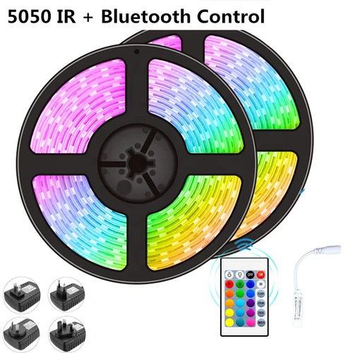 5050 RGB WIFI LED 스트립 조명, 20m LED 조명, 알렉사 와이파이 유연한 테이프, LED 다이오드 리본, 방 장식, TV용 백라이트 7
