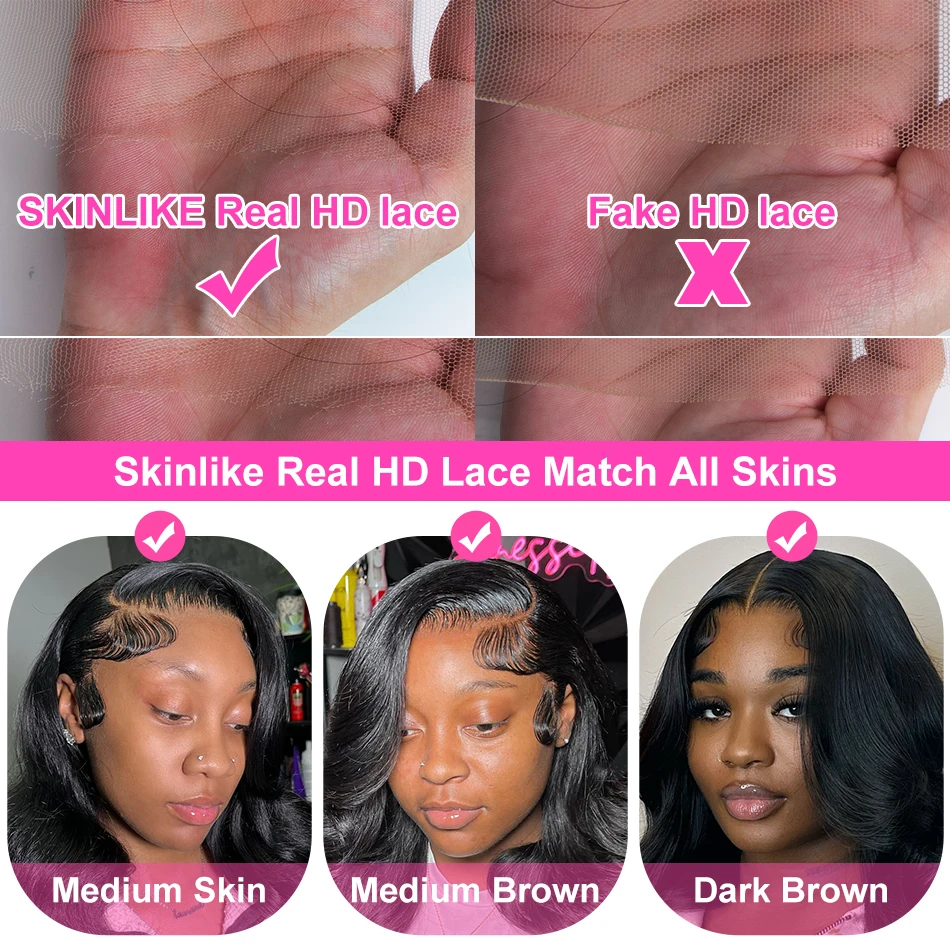 Human Hair Wig Lace Front Wig Human Hair Wigs Front Lace Wig HD 200% Body Wave 13x6 Lace Frontal Wigs 30 36 Inch Remy 13x4 Lace Front Wig 5x5 Closure Wig For Women
