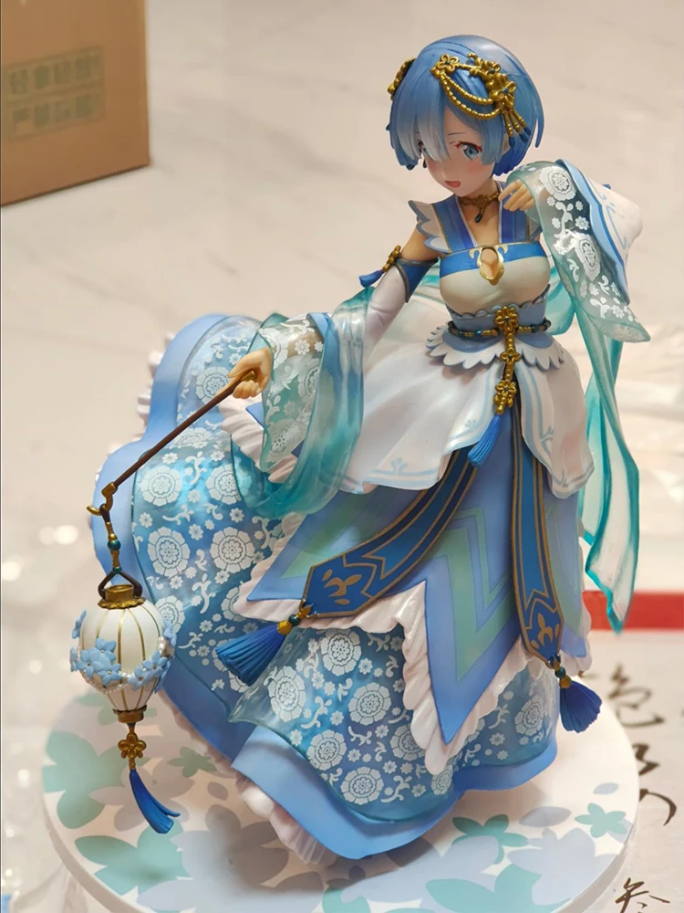 1/7 Anime Relife In A Different World From Zero Hanfu Rem Figure Pvc