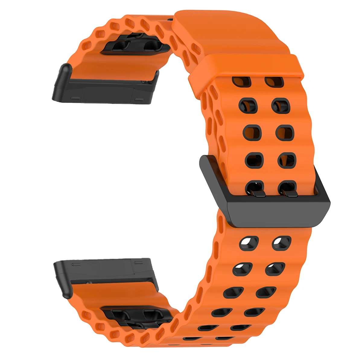 Marine Two-Tone Silicone Ocean Band - Breathable Sport Bracelet