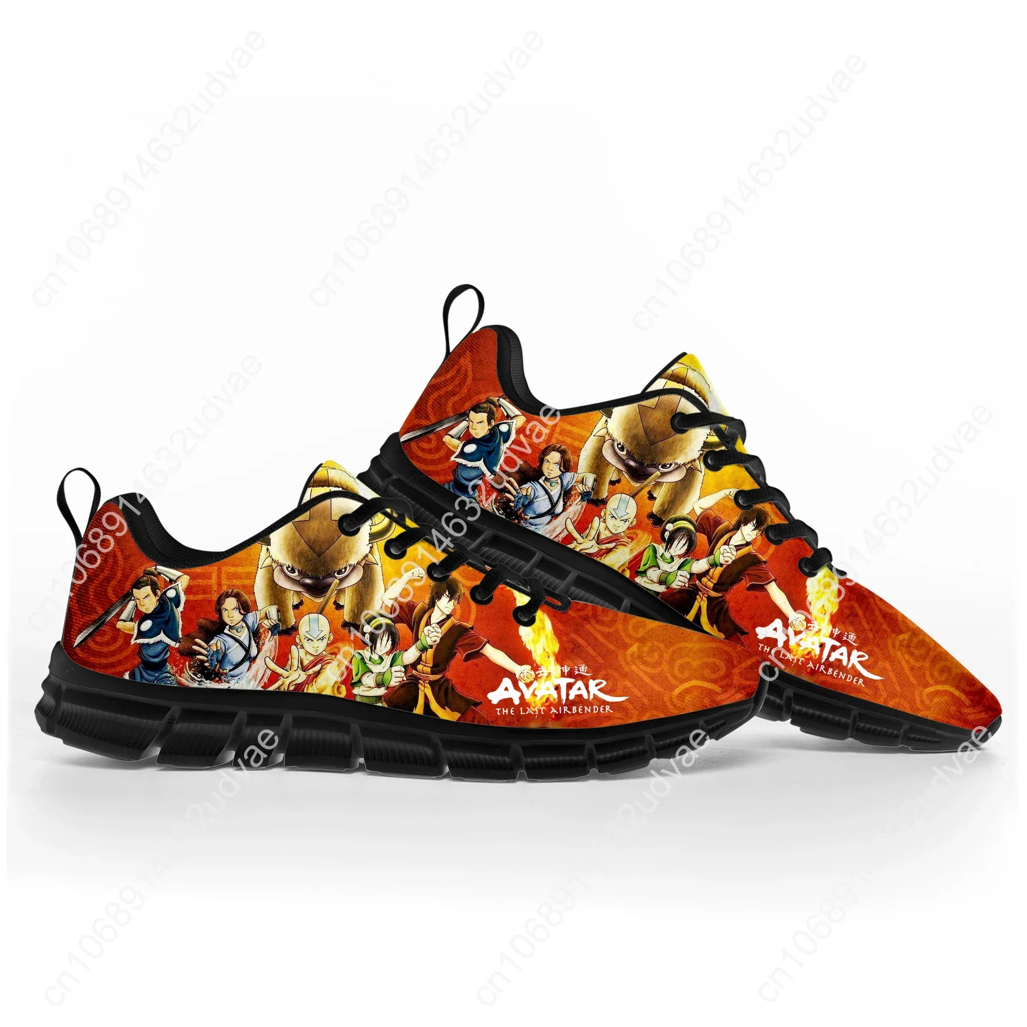 Avatar The Last Airbender Sports Shoes Mens Womens Teenager Kids Children Sneakers Custom High Quality Couple Black Casual Shoe