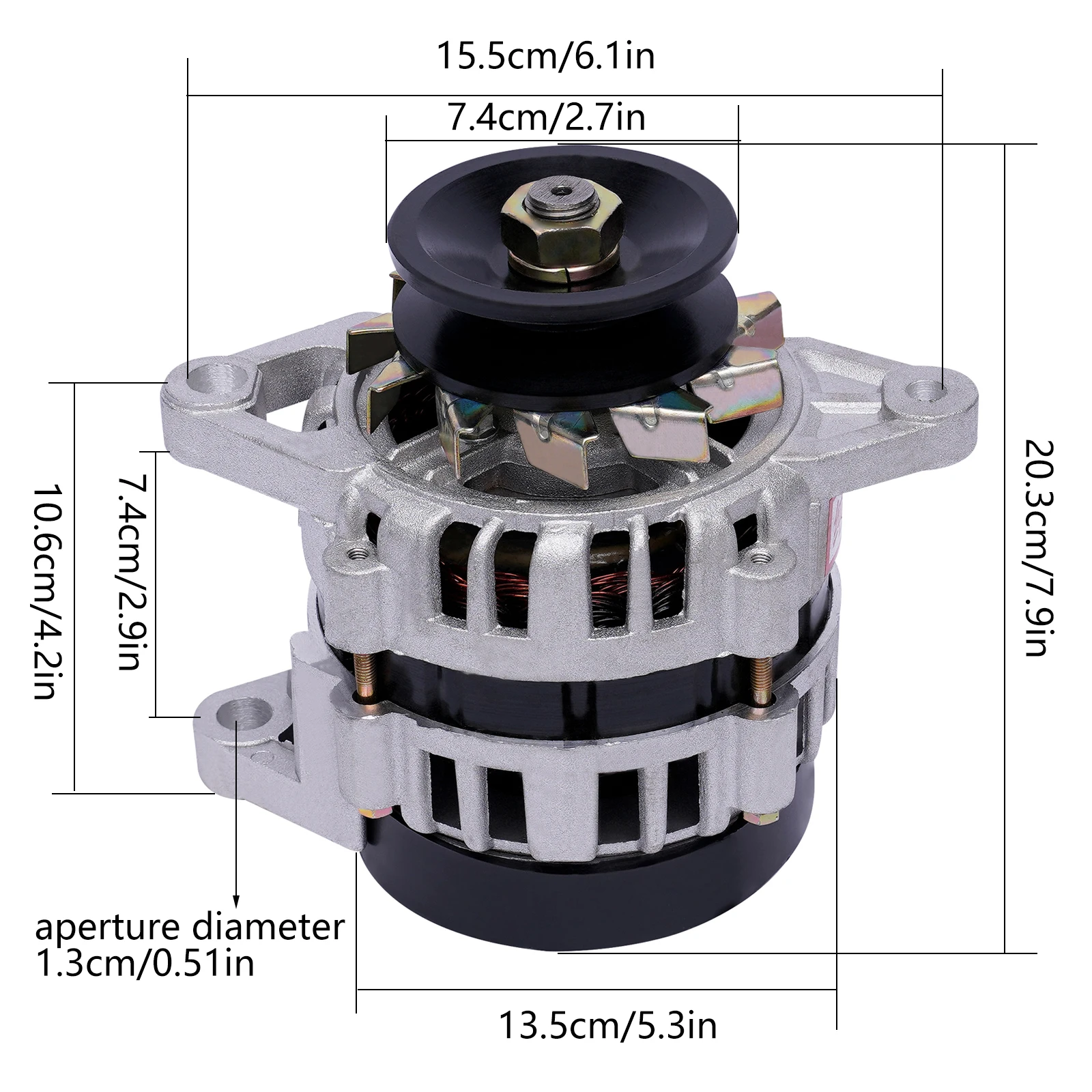 2000W 24V Synchronous Generator PMA Low Rpm Alternator Permanent Magnet Pure Copper Brushless For Agriculture/Farming