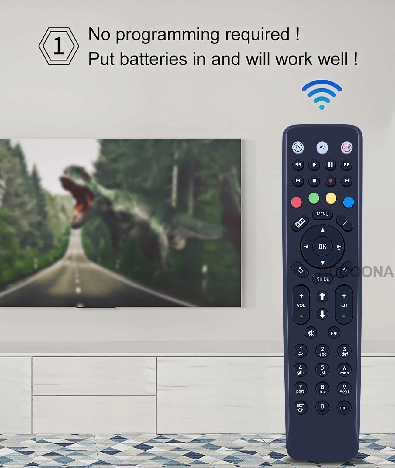 Controle remoto para amino tv, controle remoto