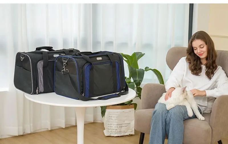 Title 8, Pet Dogs Cats Ventilate Transport Bag Cat Large...