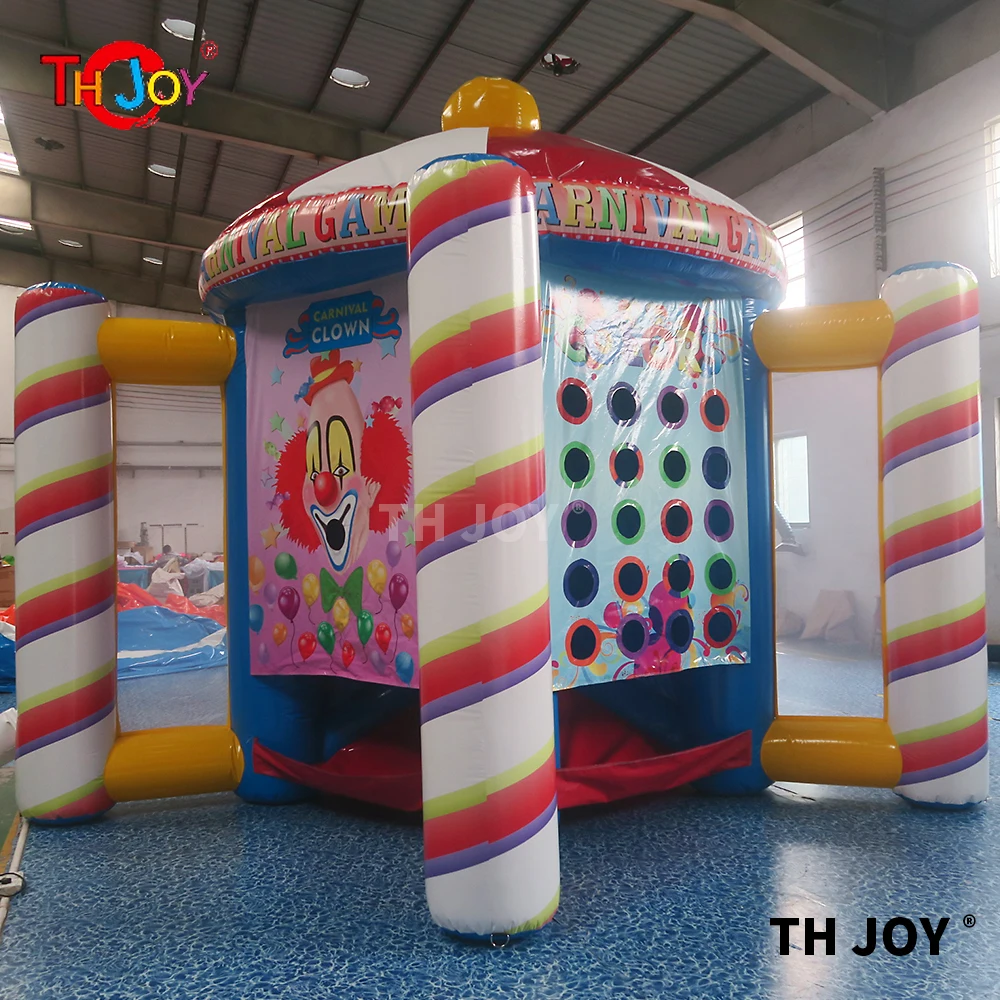 free shipping new games inflatable carnival game, new design 5 in 1 inflatable carnival sport game for children 5