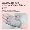 Cycling Gloves Pink Woman Half Finger GYM Gloves Bike Mitten 3D GEL Breathable Non-Slip Outdoor Sport Fitness Gloves 4