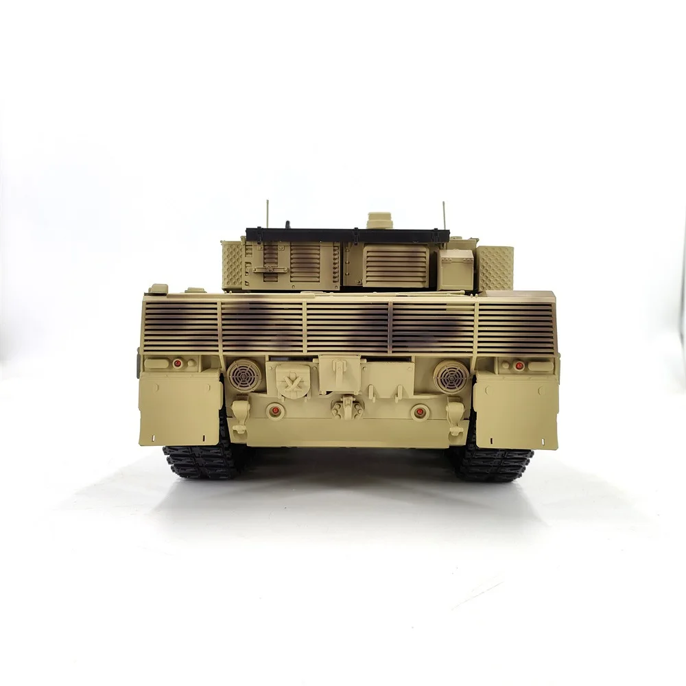 New 1: 16 German Leopard 2A7 Main Battle Tanke Model Remote Control Simulation Toys Against The Tank Electric  RC Model Gift 5