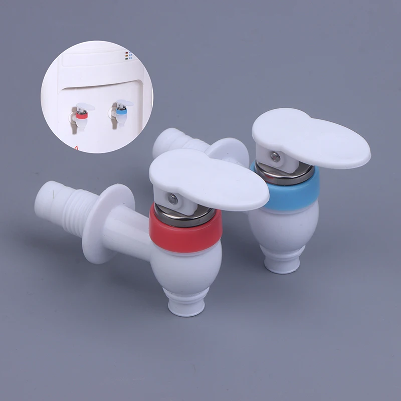 Push Type Plastic Water Dispenser Faucet Home Essential Drinking Fountains Parts Tap Replacement 1pcs bathroom faucet water tap faucet beverage faucet