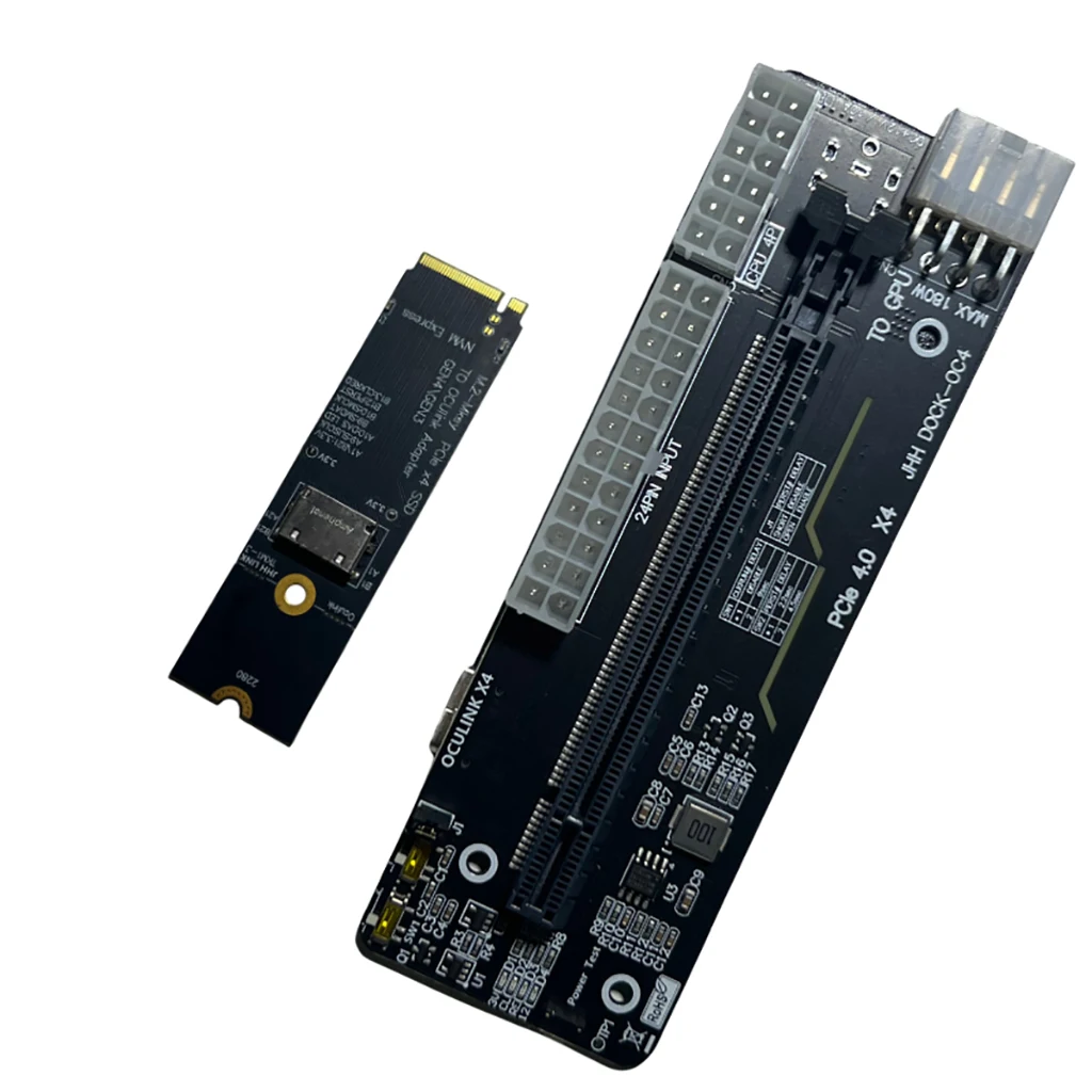 XT-XINTE  ׷ ī GPU ũ, ̽ , Ʈ ATX SFX Ȯ , Oculink M.2 NVMe PCIE 4.0 X4 Gen4