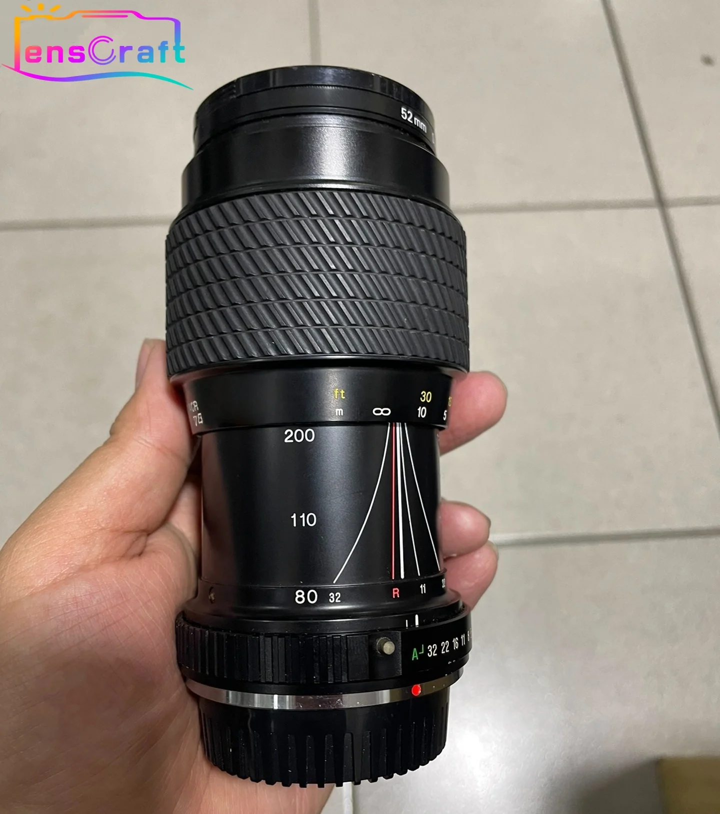 98% 새것과 같은 토키나 80-200mm f4.5-5.6 렌즈 (펜탁스 마운트용) 80-200mm f/4.5-5.6 렌즈