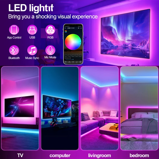 WiFi RGB LED Strip Lights 3