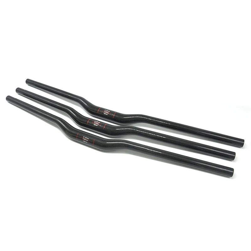 Carbon handlebar mountain bike bicycle handlebar 3k 31.8*600 760mm swallow-shaped