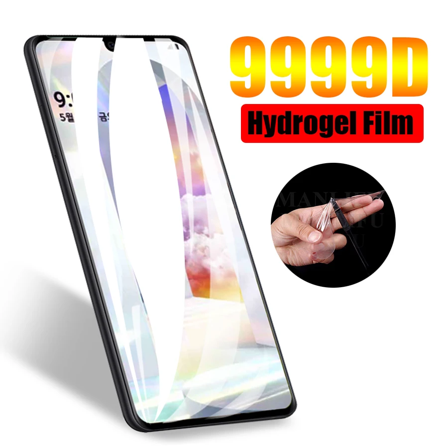 

21D Silicone Front Soft TPU Hydrogel Film For LG Velvet Wing G5 G6 G7 G8X ThinQ Q7 Q6 Plus V20 V30 V40 V50 Screen Protector