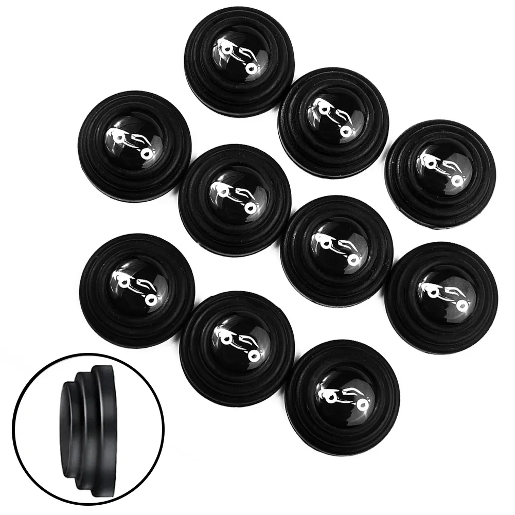 

Car Anti-collision Gasket Anti-collision Pad 2.8cm Diameter Car Hood Car Trunk Gasket 10PCS 2.8cm Black High Quality